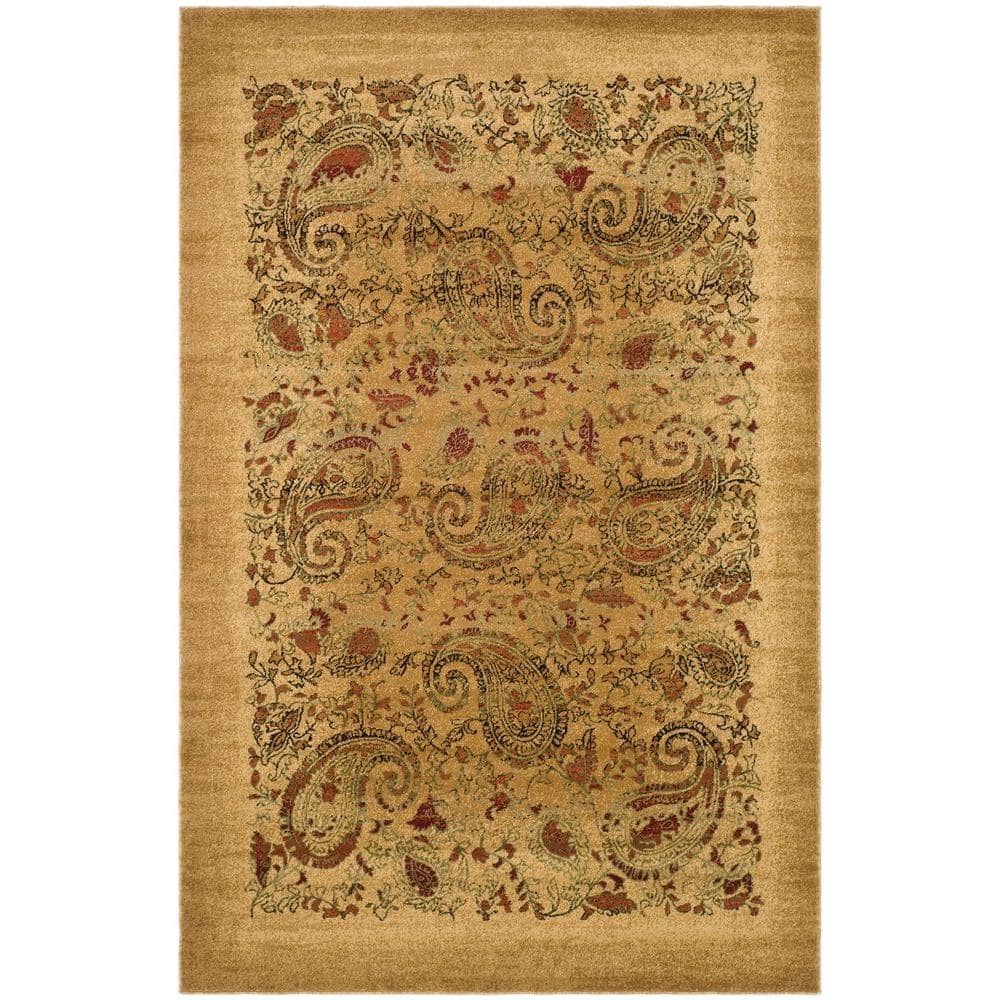 SAFAVIEH Lyndhurst Beige/Multi 4 ft. x 6 ft. Border Area Rug Safavieh's Lyndhurst collection offers the beauty and painstaking detail of traditional Persian and European styles with the ease of polypropylene. With a symphony of floral, vines and latticework detailing, these beautiful rugs bring warmth and life to the room of your choice. This is a great addition to your home whether in the country side or busy city. Color: Beige/Multi.