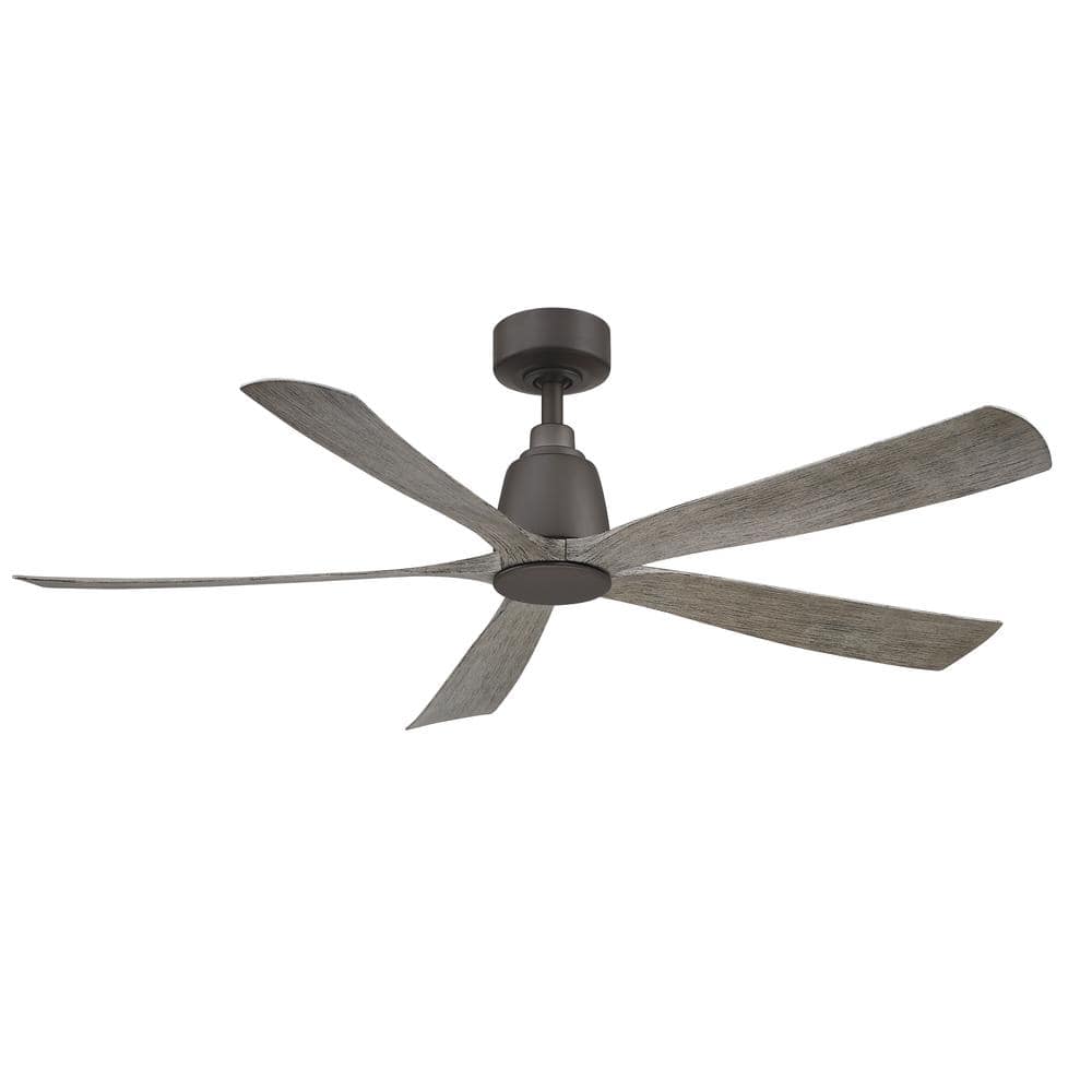 UPC 840506106758 product image for Kute5 52 in. Indoor/Outdoor Ceiling Fan with Weathered Wood Blades, Remote Contr | upcitemdb.com