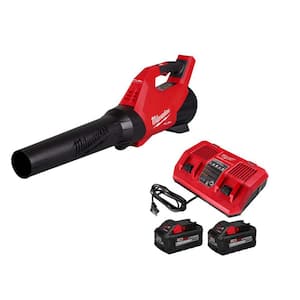 M18 FUEL 120 MPH 500 CFM 18V Lithium-Ion Brushless Cordless Handheld Blower & (2) 8.0Ah Battery, Dual Bay Rapid Charger