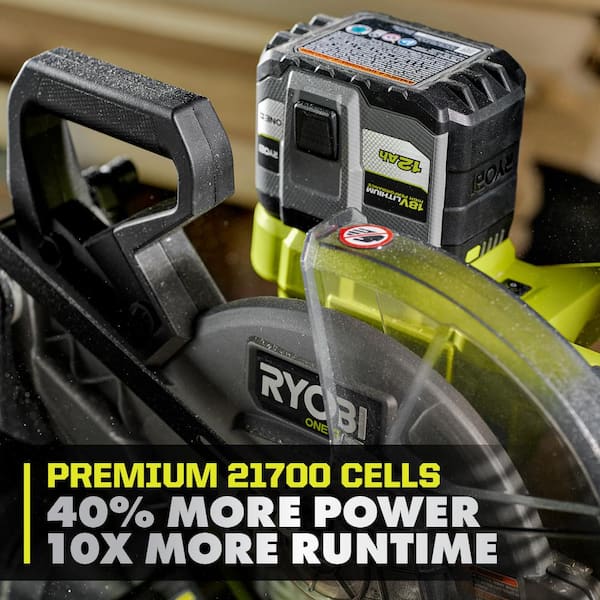 18-Volt ONE+ Cordless 6-1/2 in. Circular Saw with Lithium-Ion 2.0 Ah Battery and Dual Chemistry IntelliPort Charger