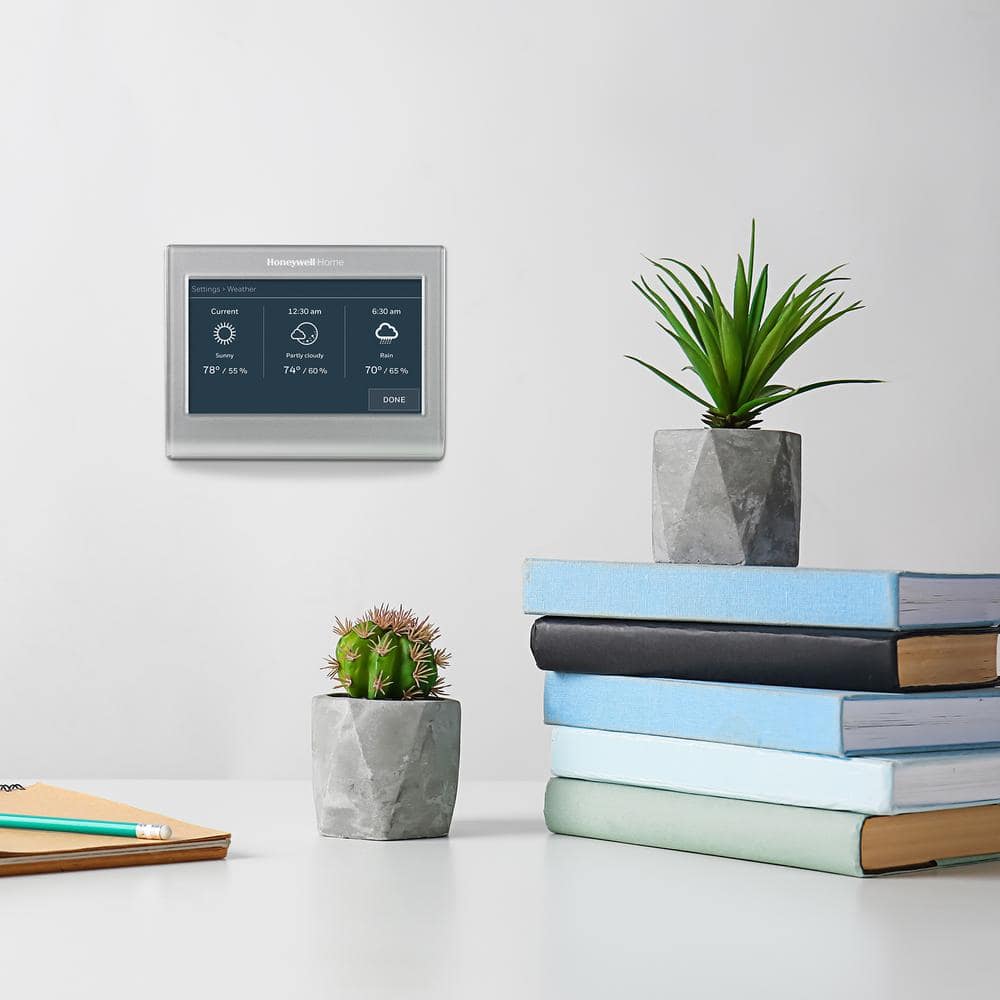 Buy WiFi Smart Color 7Day Programmable Smart Thermostat with ColorChanging Touchscreen