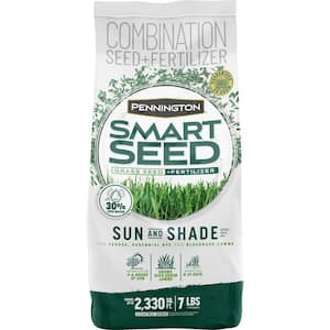 Smart Seed Sun and Shade North 7 lb. 2,330 sq. ft. Grass Seed and Lawn Fertilizer