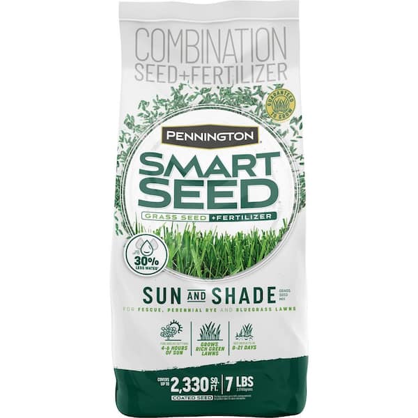 Pennington Smart Seed 7 lbs. Sun and Shade North Grass Seed and Fertilizer