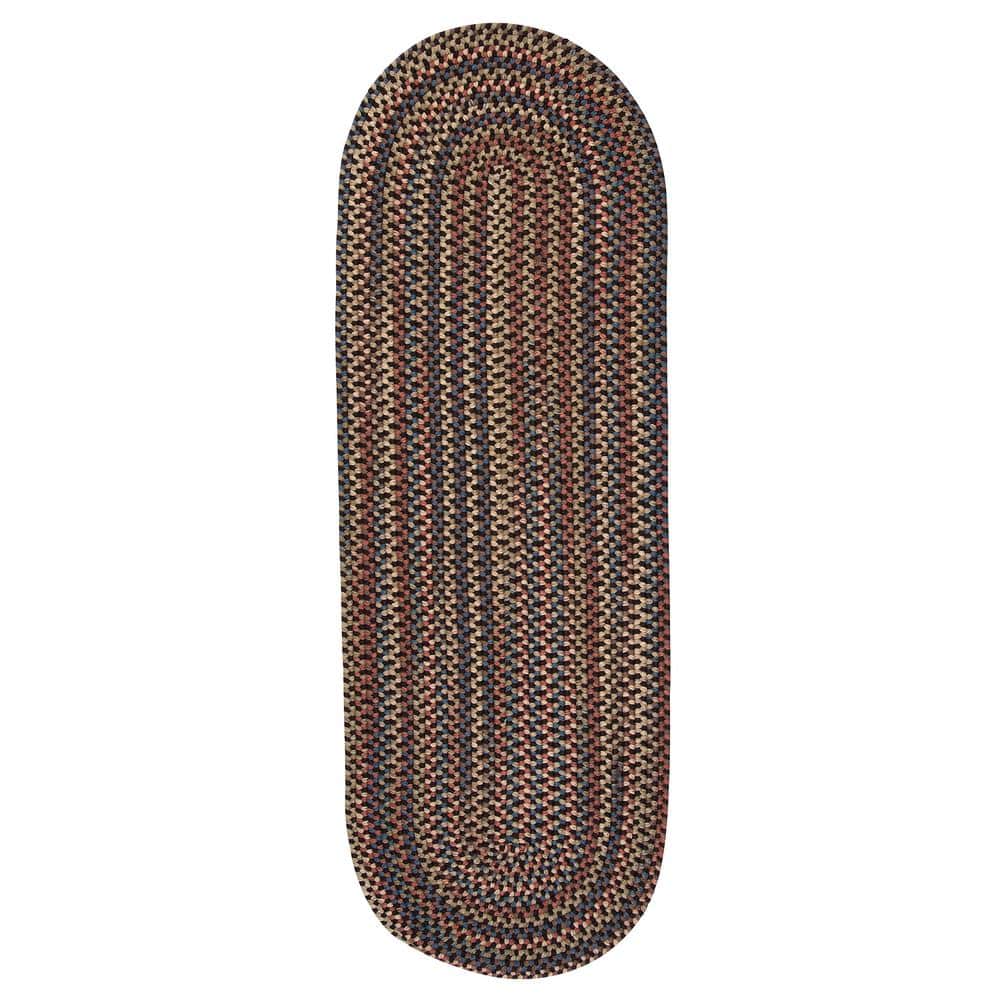 Cedar Cove Dark Brown 2 ft. x 9 ft. Cabin Runner Rug
