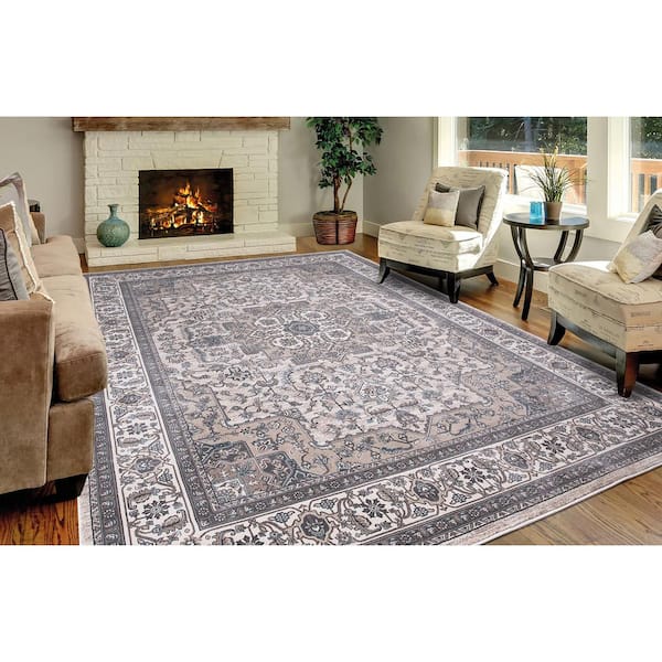 Home Decorators Collection Angora Ivory, How Thick Should Dining Room Rug Be