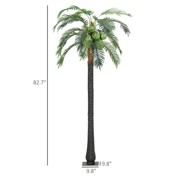 7 ft. Artificial Color Changing Light Tropical Palm Tree