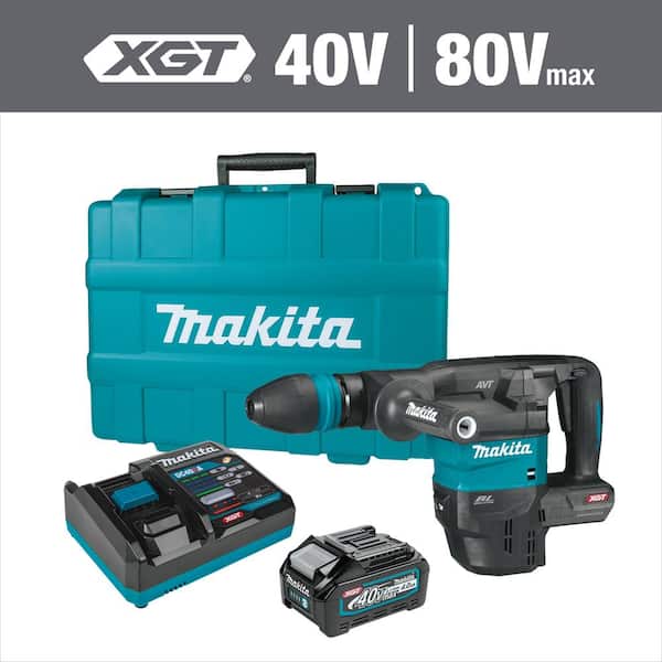 Makita 40V max XGT 19-1/2 in. Brushless Cordless 15 lbs. AVT Demolition Hammer Kit, AWS Capable (4.0 Ah)