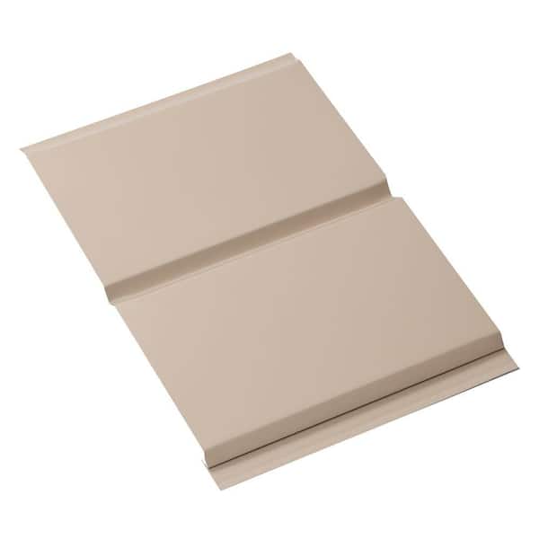 Amerimax Home Products 12 in. x 12 ft. Pebble Clay Aluminum D6 Vented Soffit