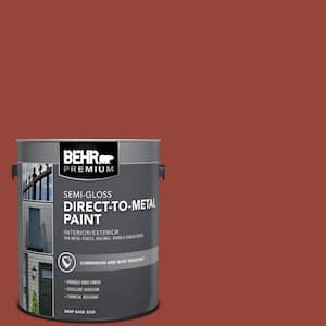 1 gal. #PPU2-17 Morocco Red Semi-Gloss Direct to Metal Interior/Exterior Paint