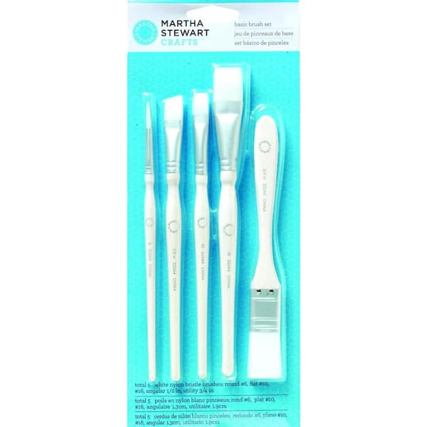 Martha Stewart Crafts 5-Piece Basic Brush Set