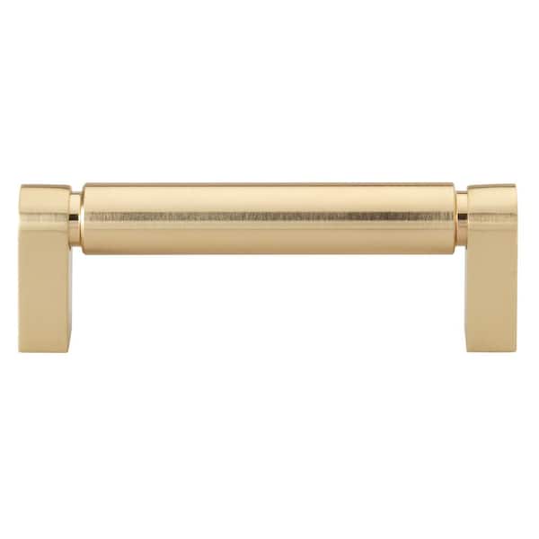 3-3/4 in. Center to Center Champagne Gold Smooth Bar Pull - 4787-96-CHPG