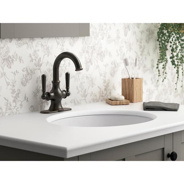Capilano Monoblock 2-Handle Single Hole 4 in. Centerset Bathroom Faucet in Oil-Rubbed Bronze