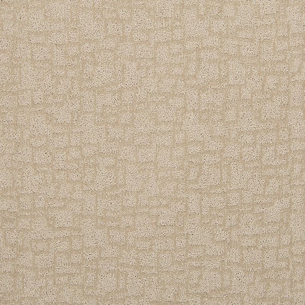 Lifeproof with Petproof Technology Painted Picture - Canvas-Beige 12 ft. 45 oz. Triexta PET Pattern Installed Carpet