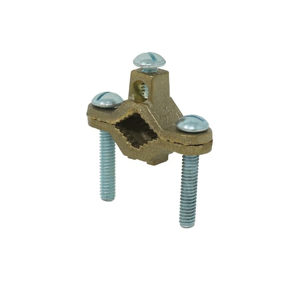 Southwire 1/2 in. - 1 in. Bronze Ground Clamp for #10 STR - #2 STR Wire