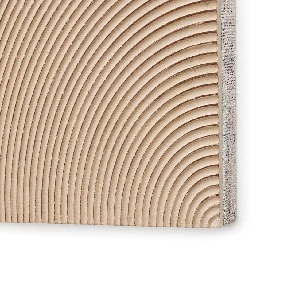 Earth Tone Abstract Mixed Media Canvas Wall Art Set