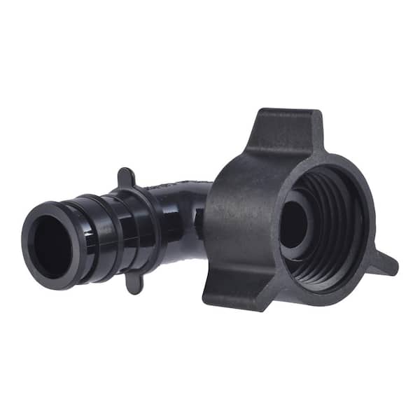 SharkBite 1/2 in. PEX-A Poly Expansion x 1/2 in. Polysulfone (PLS) Plastic NPSM Female Swivel 90-Degree Elbow Fitting (5-Pack)