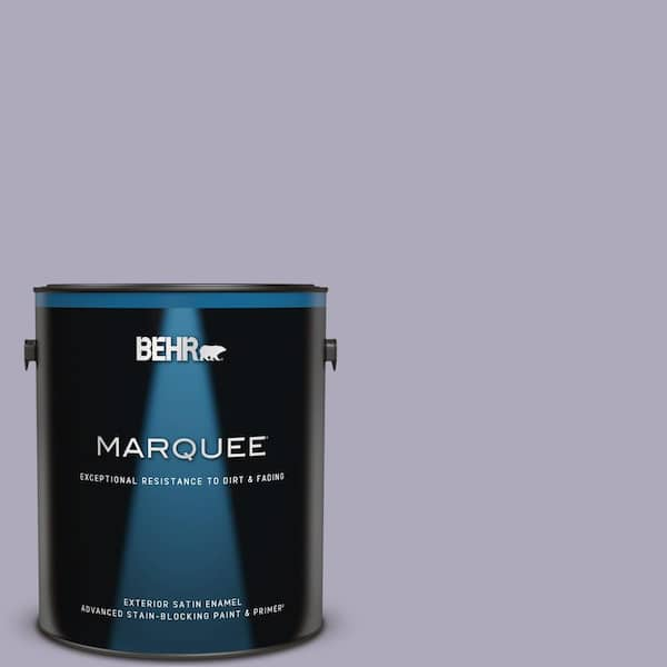 BEHR MARQUEE 1 gal. #650E-3 Plum Blossom Satin Enamel Exterior Paint & Primer