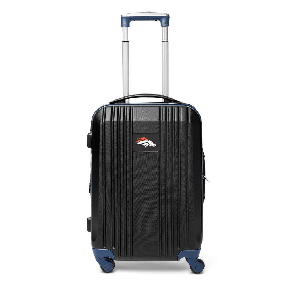 NFL Denver Broncos Navy 21 in. Hardcase 2-Tone Luggage Carry-On Spinner Suitcase -  Denco, NFDBL208_NAVY