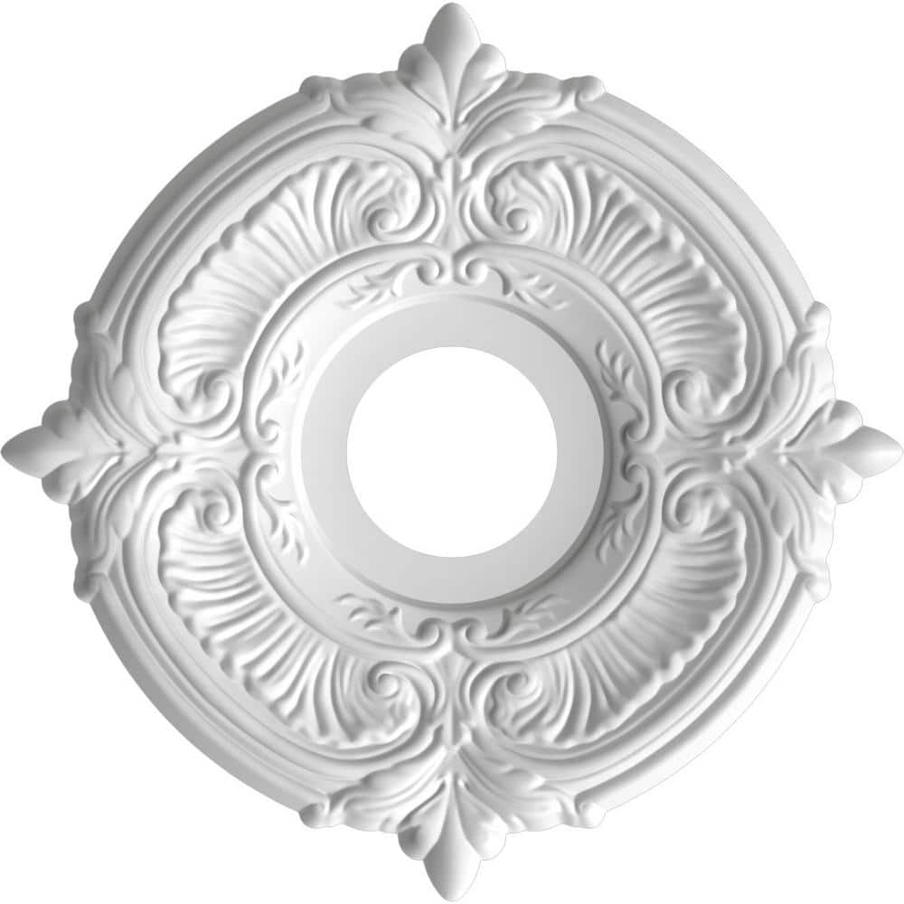 Attica UltraCover Satin Smokey Beige Thermoformed PVC Ceiling Medallion