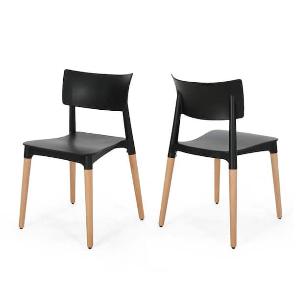 Noble House Margaretta Natural Wood Dining Chairs (Set of 2)
