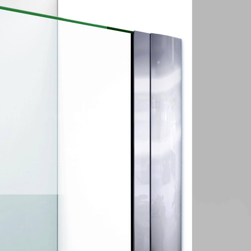 Elegance-LS Chrome Frameless Pivot Shower Door with Clear Glass
