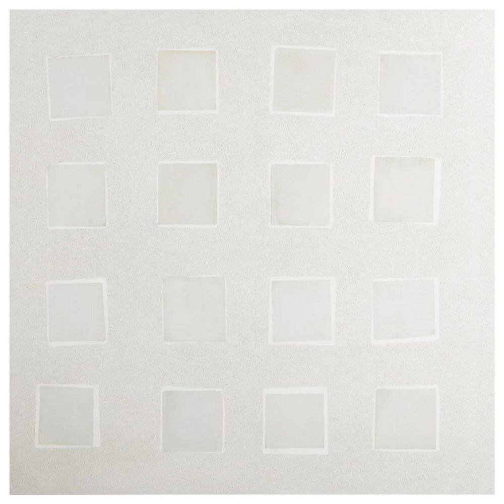 Vessira Deco White 8 in. x 0.35 in. Concrete Look Semi-Polished Porcelain Floor and Wall Tile Sample price history on PriceWatchPro