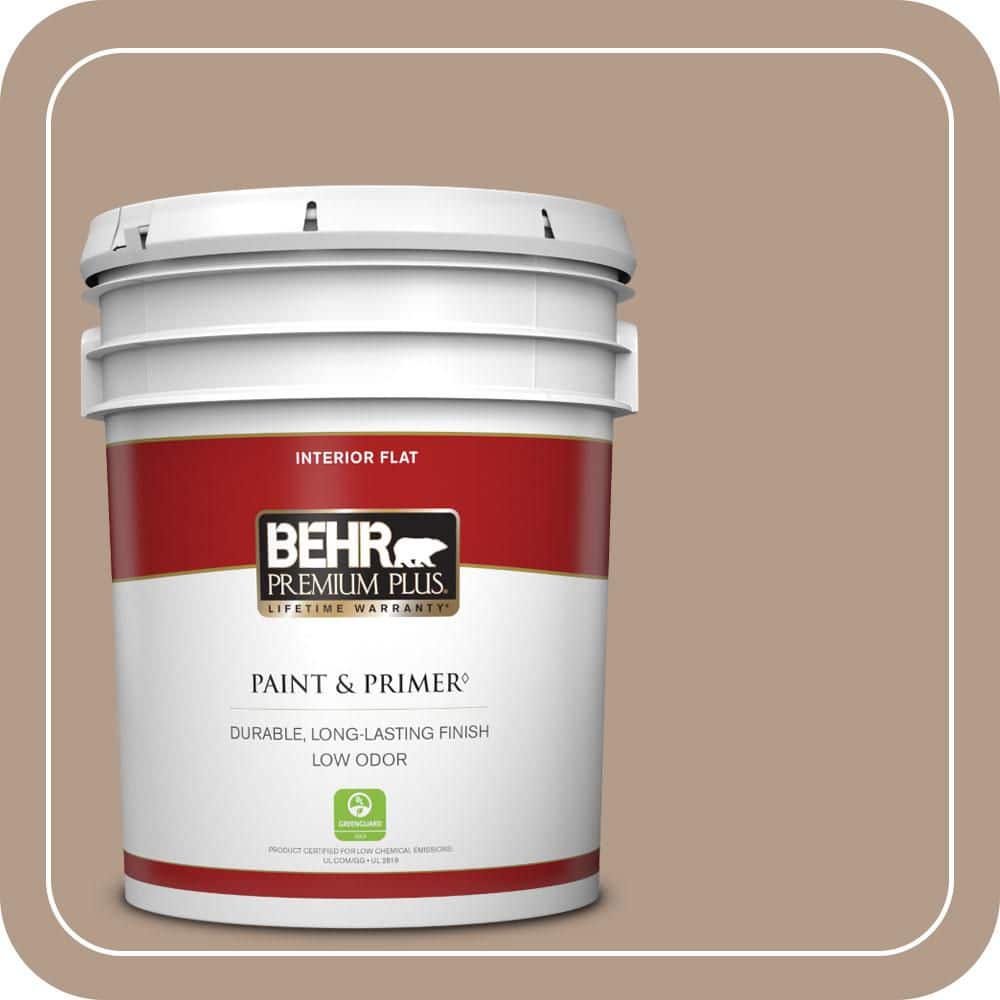 5 gal. #PMD-77 Rich Taupe Flat Low Odor Interior Paint & Primer price history on PriceWatchPro