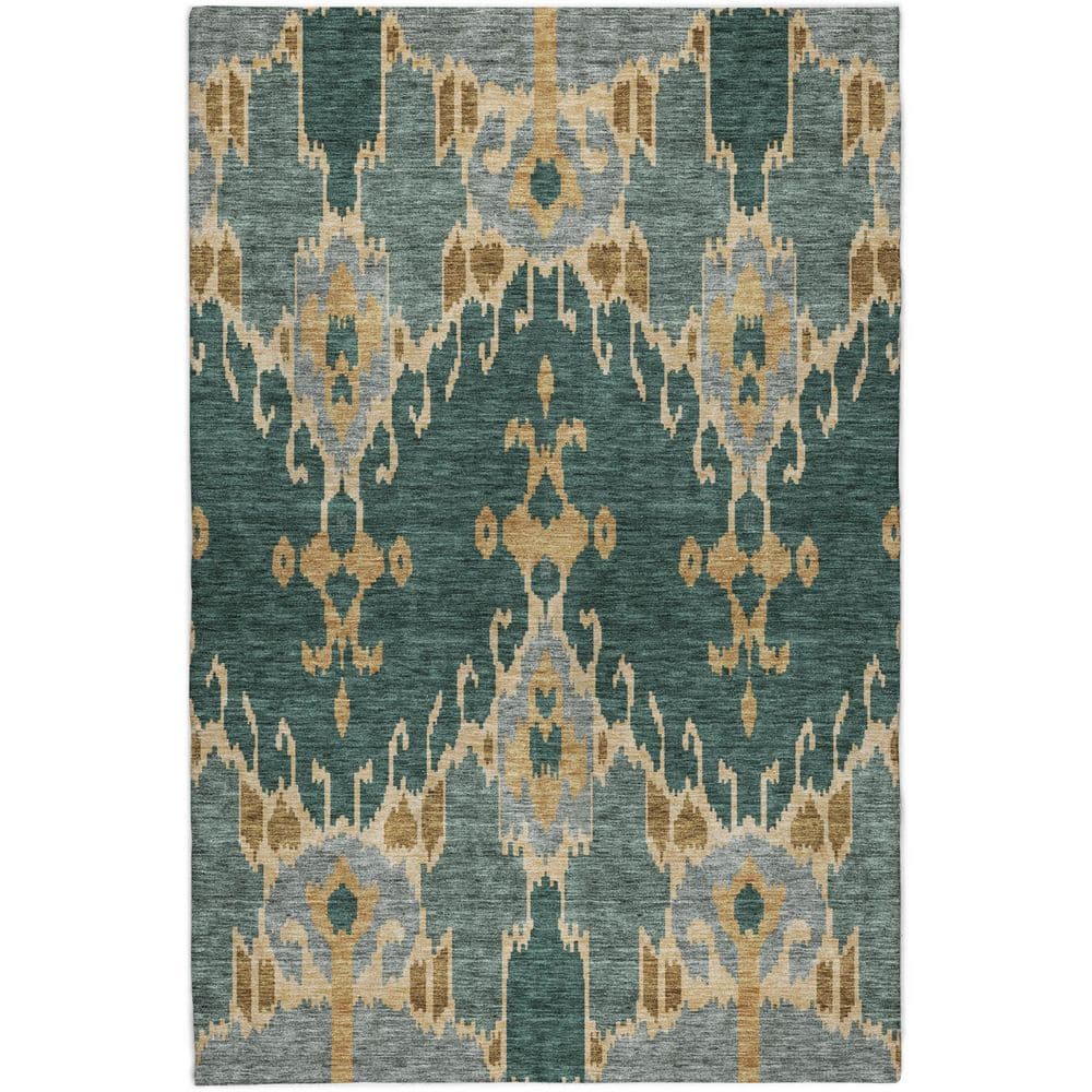 Abstract Pattern Shag Rugs Addison Rugs Dream Shag Premium Machine Washable Abstract ADS748 Cactus ...