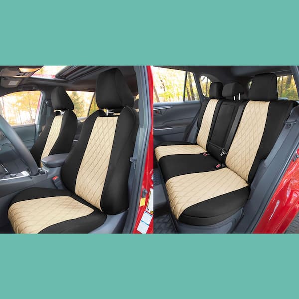 FH Group Neosupreme Custom Fit Seat Covers for 2021-2024 Toyota Rav4 Hybrid to Hybrid Prime