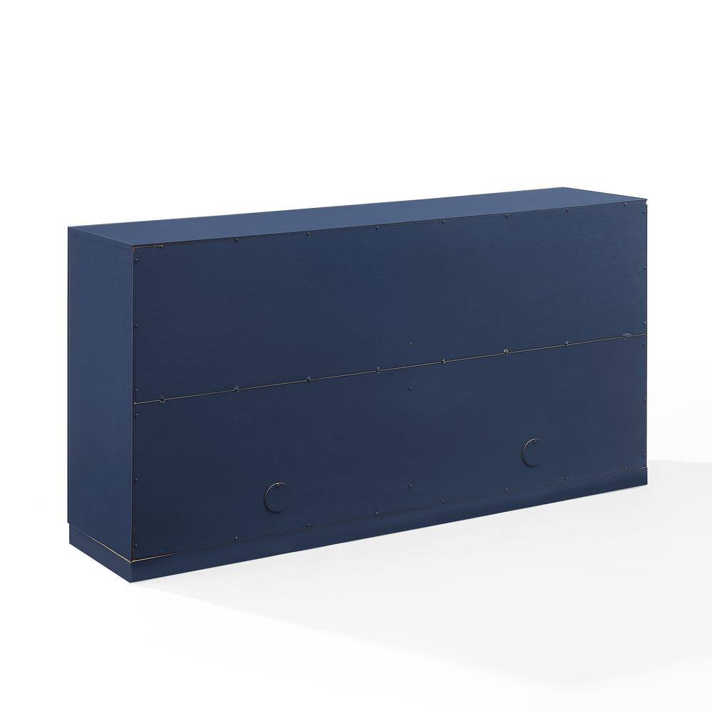 Isla Navy MDF Modern Sideboard Buffet Cabinet with Storage