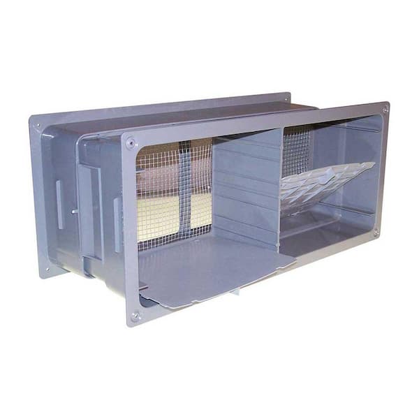 Gibraltar Building Products 16 in. x 6 in. Plastic Block Vent with Damper