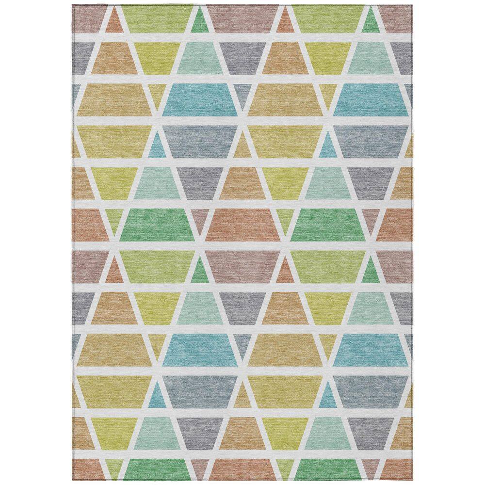 Chantille Machine Washable Indoor/Outdoor Abstract ACN2732 Mint 8 ft. x 10 ft. Area Rug price history on PriceWatchPro