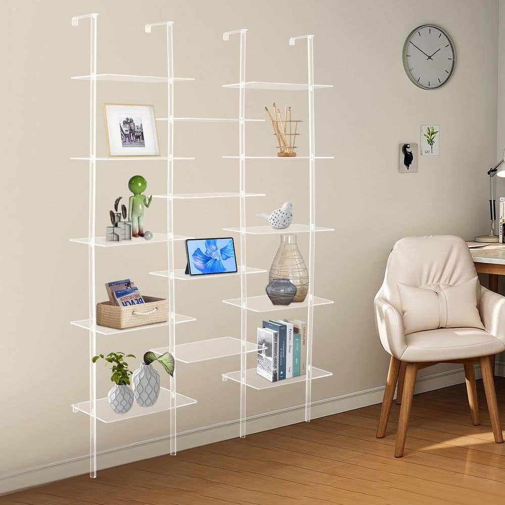 Rectangular Decorative Stand YIYIBYUS 43.5 in. x 72.8 in. Clear Acrylic Rectangle Decorative Stand ...