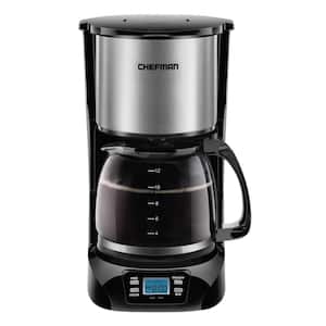 12-Cup Stainless Steel Drip Coffee Maker with Auto Brew
