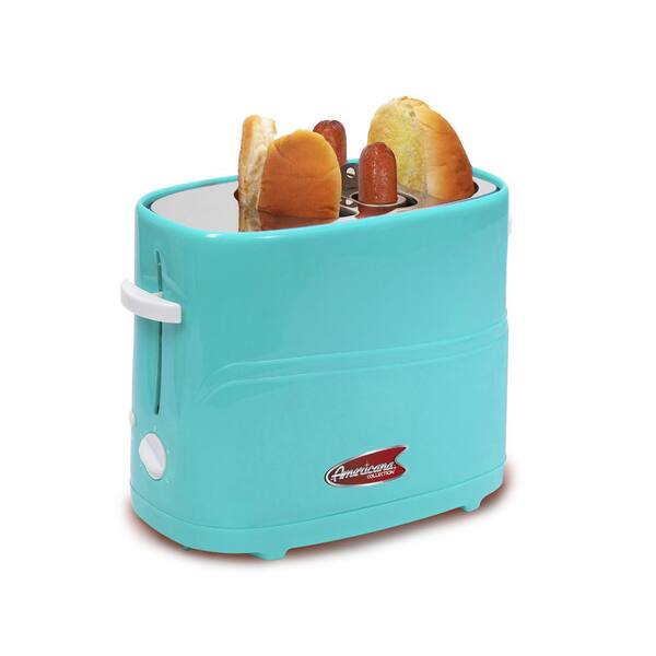Elite 2-Slice Blue Hot Dog Toaster