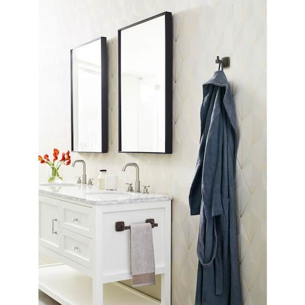 Stature 8 in. Wall Mounted Towel Bar in Oil-Rubbed Bronze