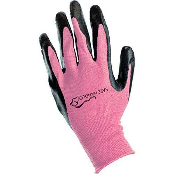3M Nitrile Work Gloves for Woman - Pink, 5 Pairs Screen Touch