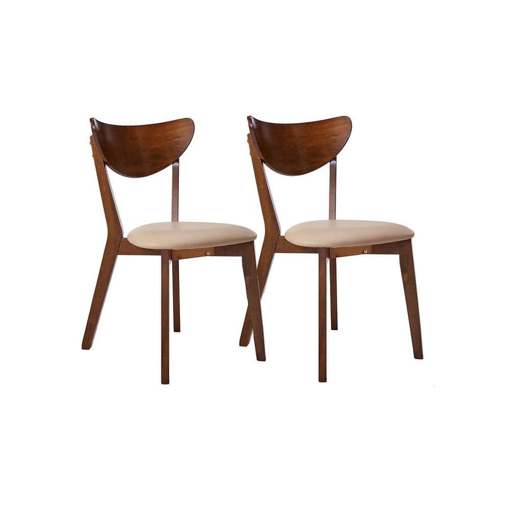 Coaster Kersey Collection Chestnut/Cappuccino Wooden Dining Chair (Set of 2) 103062