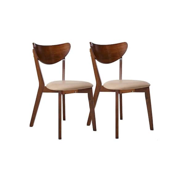 Coaster Kersey Collection Chestnut/Cappuccino Wooden Dining Chair (Set of 2)