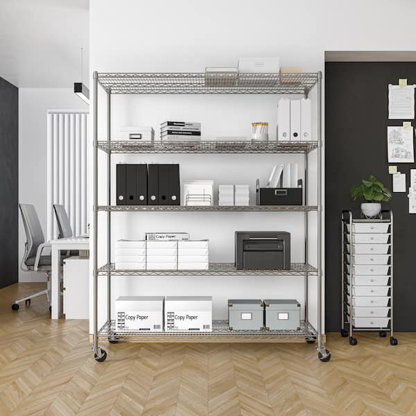 Seville Classics UltraDurable 5-Tier Commercial NSF
