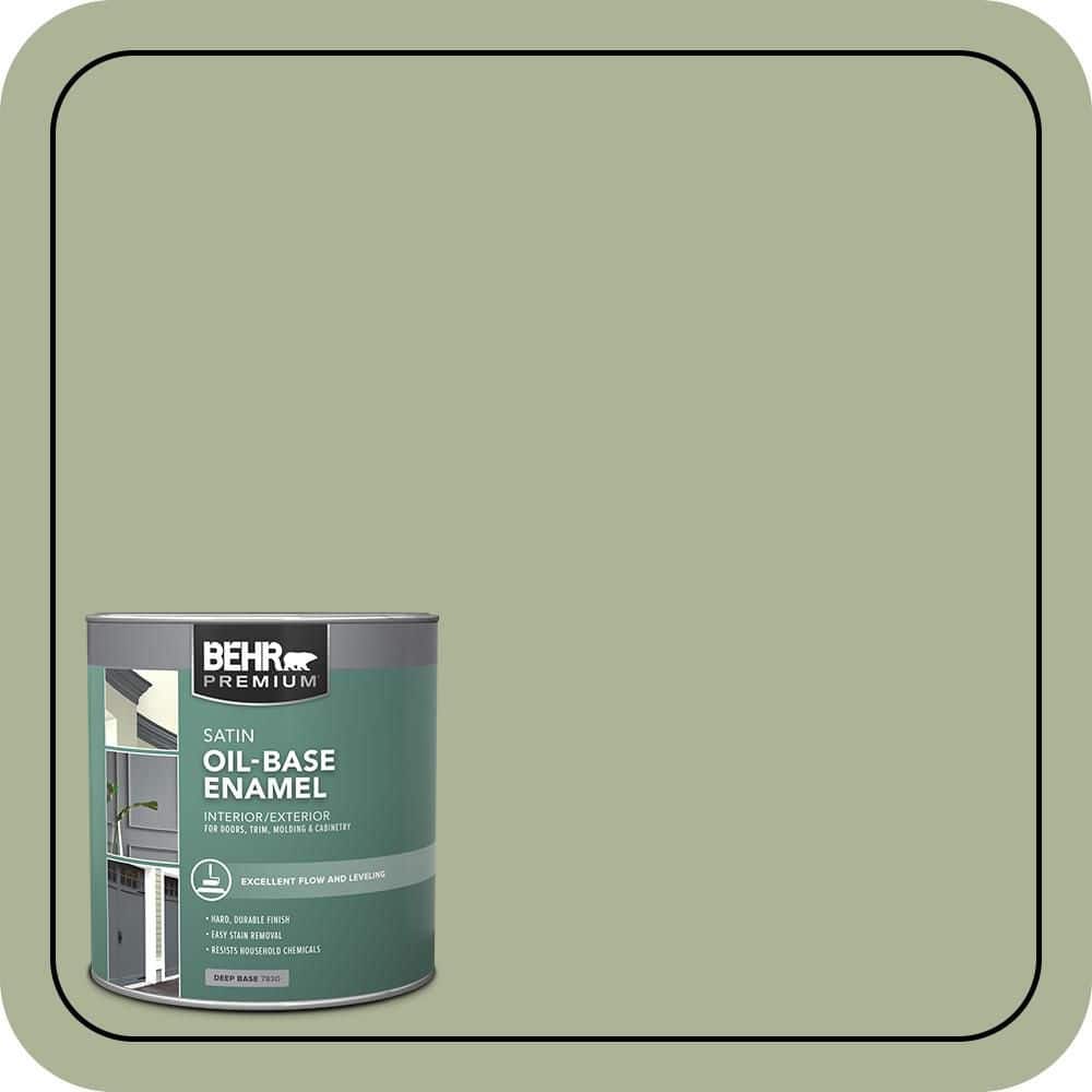1 qt. #HDC-CT-28 Cottage Hill Oil-Based Satin Enamel Interior/Exterior Paint product image for price tracking