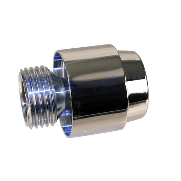 Westbrass 1/2 in. Inline Vacuum Breaker for Hand Held Shower, Polished Chrome