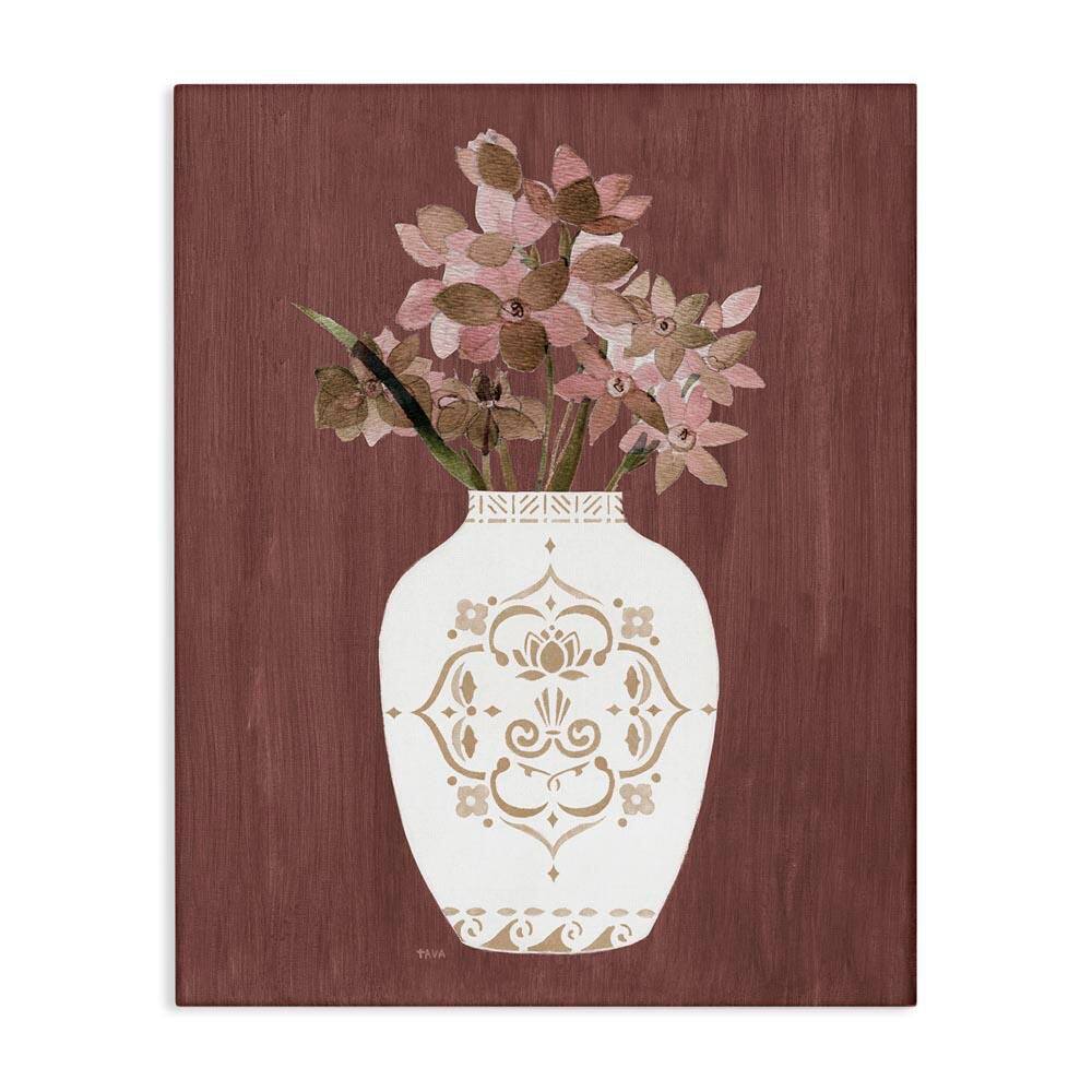 Ornate Boho Vase by Janet Tava Unframed Nature Graphic Art Print 20 in. x 16 in. price history on PriceWatchPro