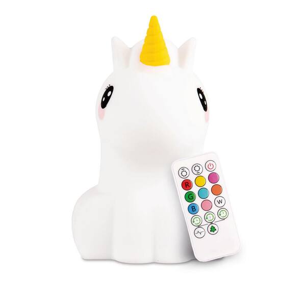 Unicorn LED Night Light for Kids Portable USB Rechargeable 7-Color Touch Control Nursery Night Lamp for Bedroom Home Decoration. 