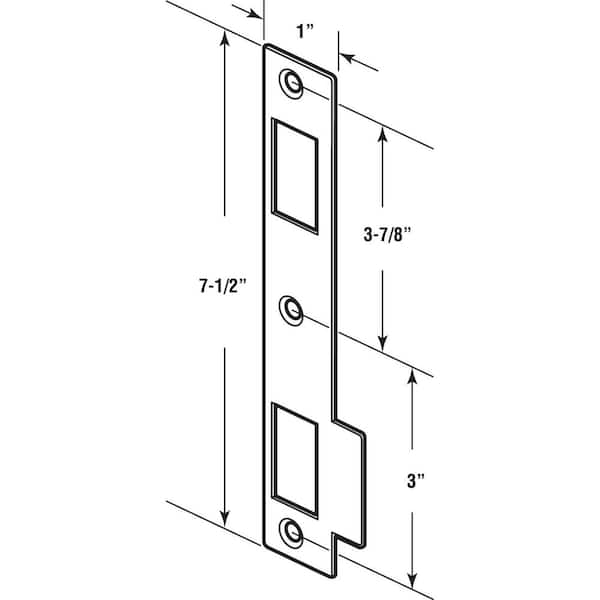 Prime-Line Security Screen or Storm Door Mortise Lock, Heavy Duty
