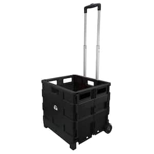 Portable 18 in. Plastic Utility Cart