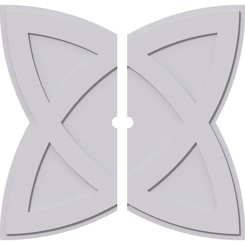 1 in. P X 15 in. C X 40 in. OD X 2 in. ID Cosmo Architectural Grade PVC Contemporary Ceiling Medallion, Two Piece price history on PriceWatchPro