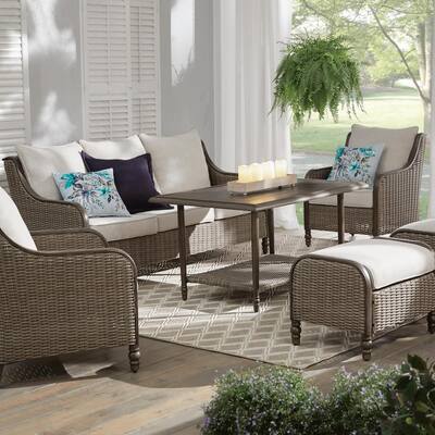 32 Patio Conversation Sets Outdoor, Wicker Patio Furniture Clearance Home Depot