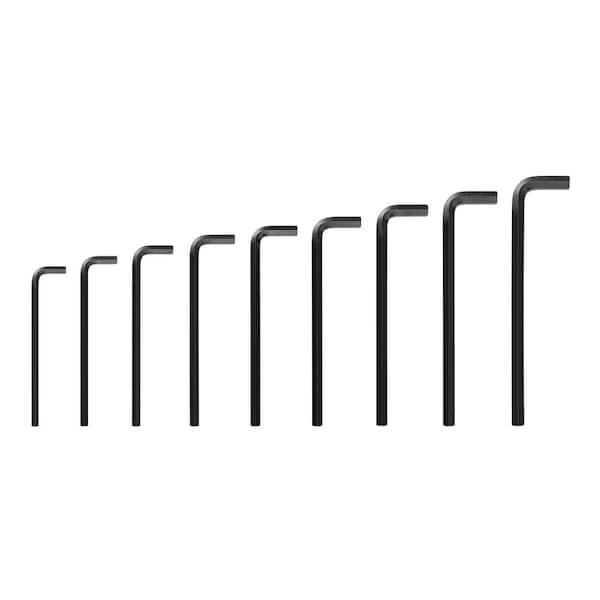 TEKTON Flat End Hex L- Key Set, 9-Piece (11-19 mm)