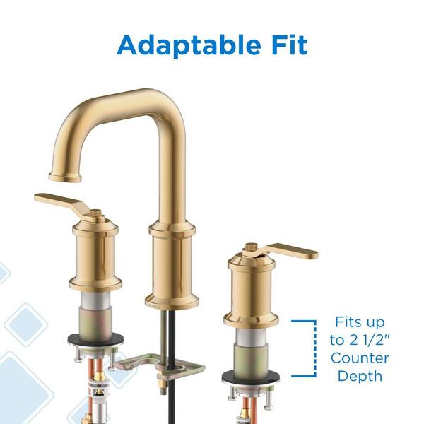 Gerber Kinzie 8 in. Widespread 2-Handle Bathroom Faucet with Metal